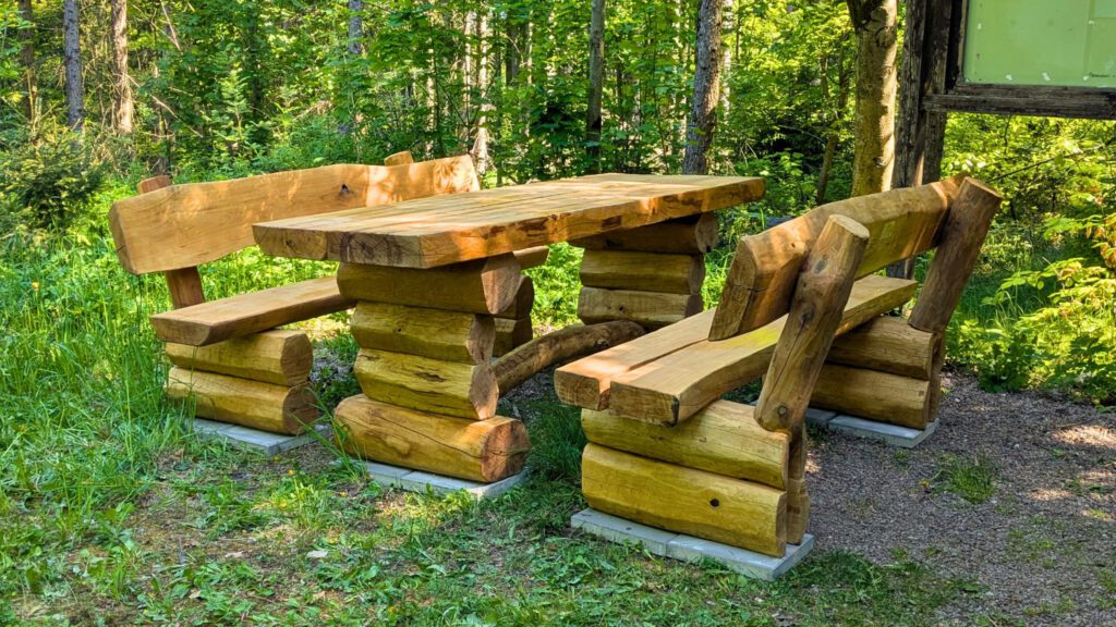 Sitzgruppe Eiche massiv